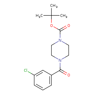 tert-Butyl 4-[(3-chlorophenyl)carbonyl]piperazine-1-carboxylate