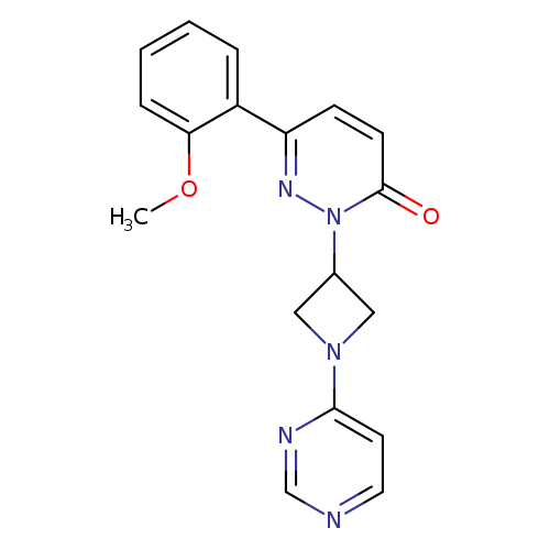 6-(2-methoxyphenyl)-2-[1-(pyrimidin-4-yl)azetidin-3-yl]-2,3-dihydropyridazin-3-one
