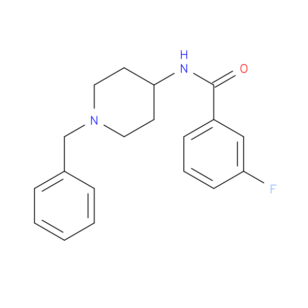 N-(1-benzylpiperidin-4-yl)-3-fluorobenzamide