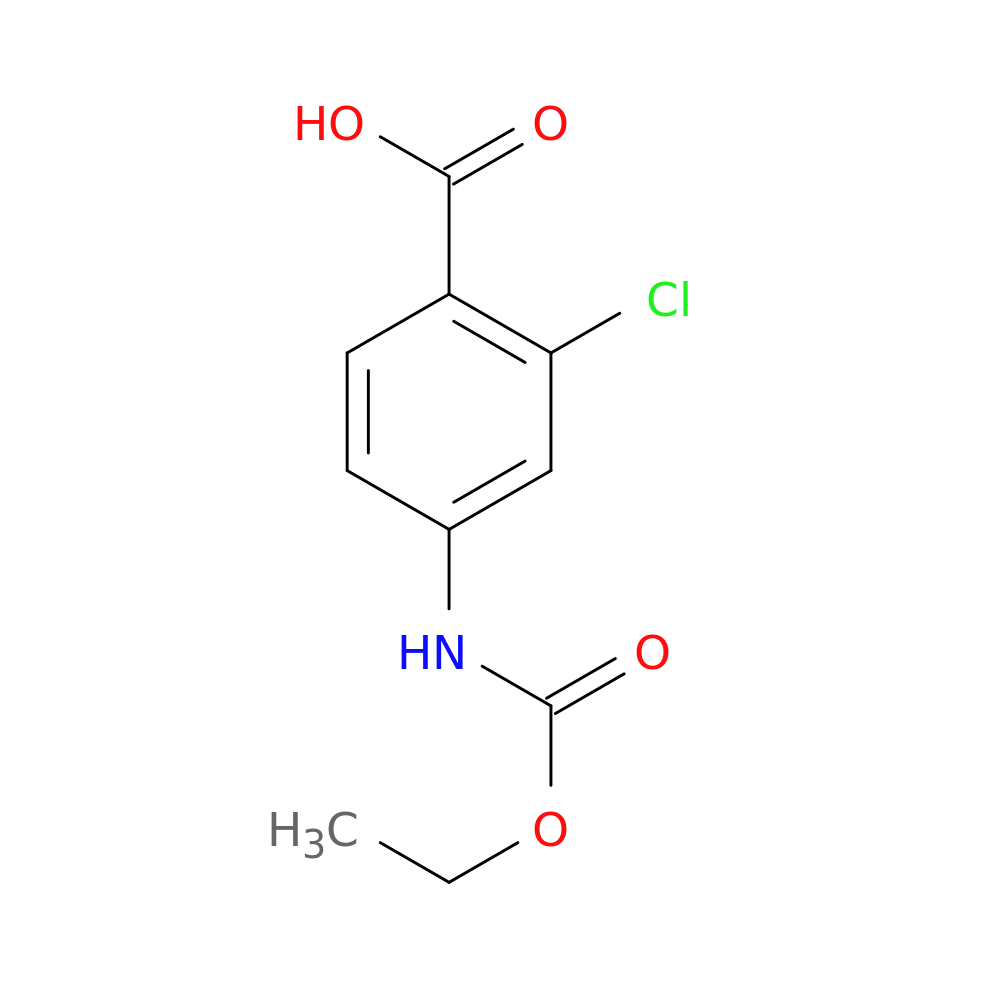 2-chloro-4-[(ethoxycarbonyl)amino]benzoic acid