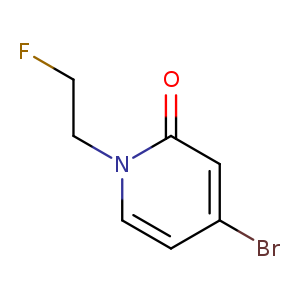 2(1H)-Pyridinone, 4-bromo-1-(2-fluoroethyl)-