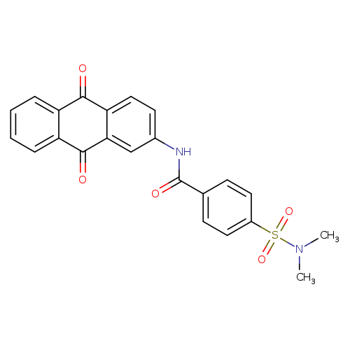 4-(dimethylsulfamoyl)-N-(9,10-dioxo-9,10-dihydroanthracen-2-yl)benzamide