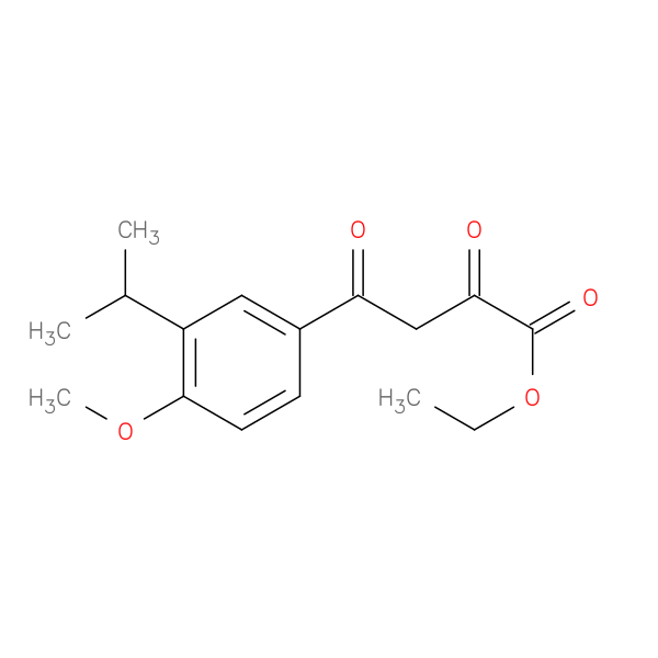 Ethyl 4-(3-isopropyl-4-methoxyphenyl)-2,4-dioxobutanoate