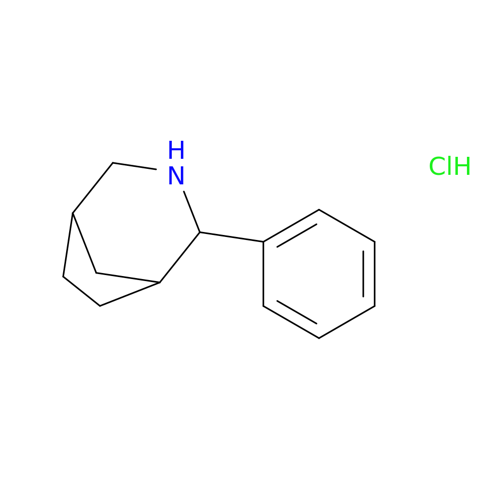 2-phenyl-3-azabicyclo[3.2.1]octane hydrochloride