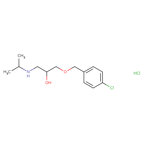 1-(4-CHLORO-BENZYLOXY)-3-ISOPROPYLAMINO-PROPAN-2-OL, HYDROCHLORIDE