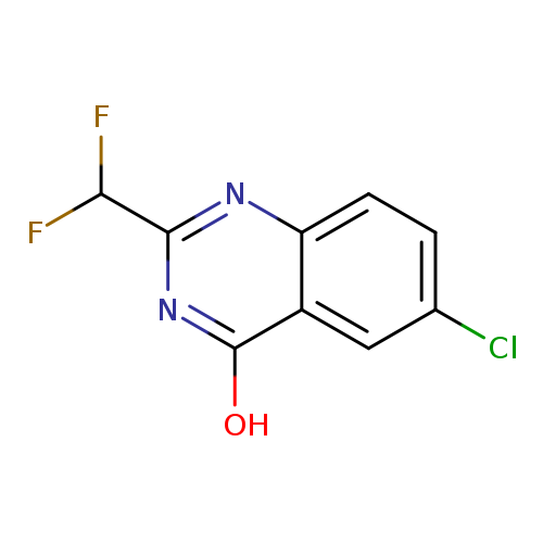 6-chloro-2-(difluoromethyl)quinazolin-4-ol
