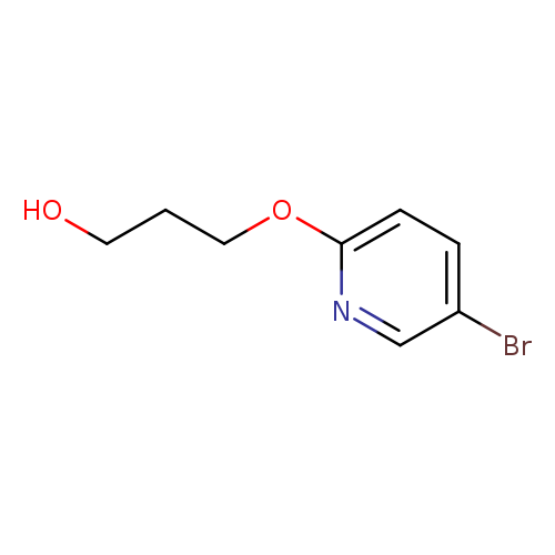 3-((5-bromopyridin-2-yl)oxy)propan-1-ol
