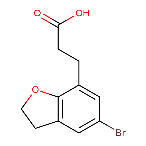 3-(5-bromo-2,3-dihydro-1-benzofuran-7-yl)propanoicacid