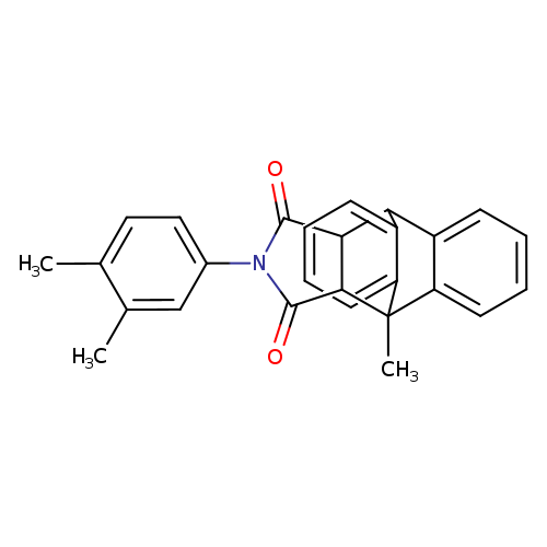 17-(3,4-dimethylphenyl)-1-methyl-17-azapentacyclo[6.6.5.0~2,7~.0~9,14~.0~15,19~]nonadeca-2,4,6,9,11,13-hexaene-16,18-dione