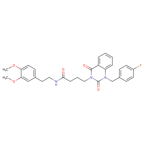 N-[2-(3,4-dimethoxyphenyl)ethyl]-4-{1-[(4-fluorophenyl)methyl]-2,4-dioxo-1,2,3,4-tetrahydroquinazolin-3-yl}butanamide