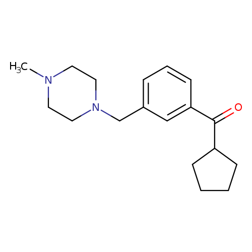 CYCLOPENTYL 3-(4-METHYLPIPERAZINOMETHYL)PHENYL KETONE