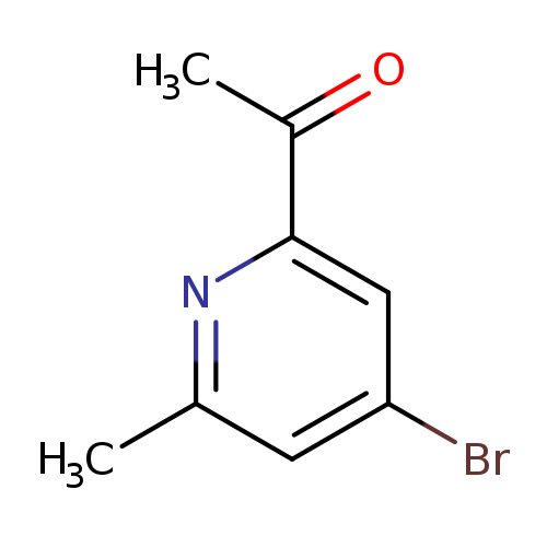 1-(4-bromo-6-methyl-2-pyridinyl)- ethanone