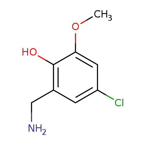 2-(aminomethyl)-4-chloro-6-methoxyphenol