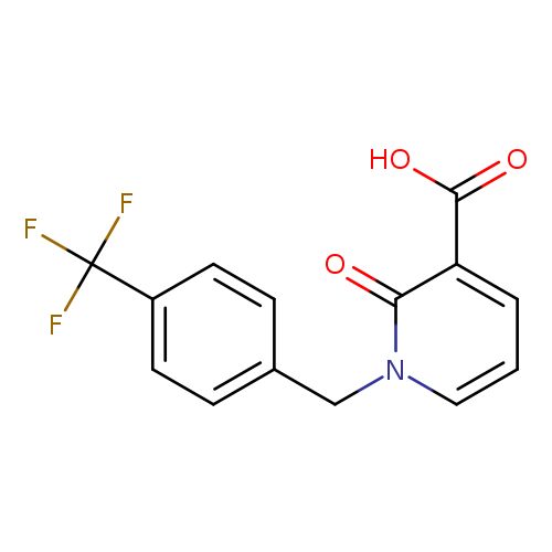 2-Oxo-1-[4-(trifluoromethyl)benzyl]-1,2-dihydro-3-pyridinecarboxylic acid