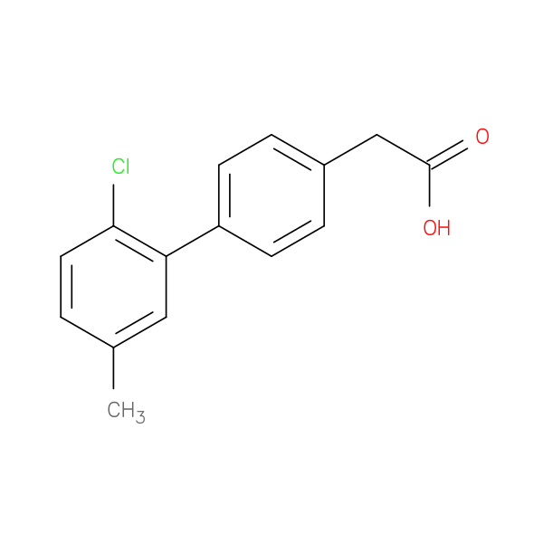 [4-(2-Chloro-5-methylphenyl)phenyl]acetic acid