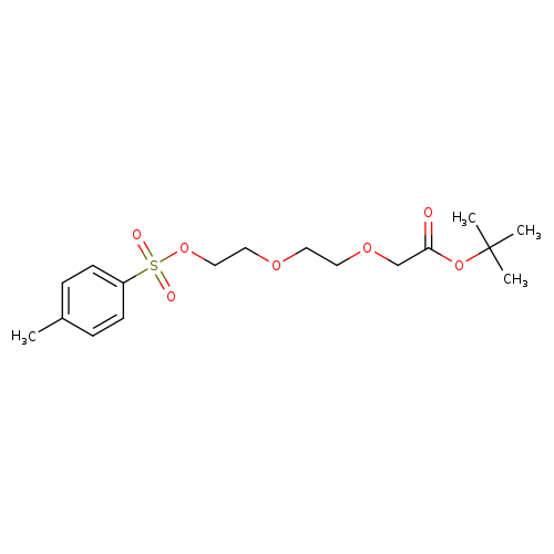 Acetic acid, [2-[2-[[(4-methylphenyl)sulfonyl]oxy]ethoxy]ethoxy]-,1,1-dimethylethyl ester