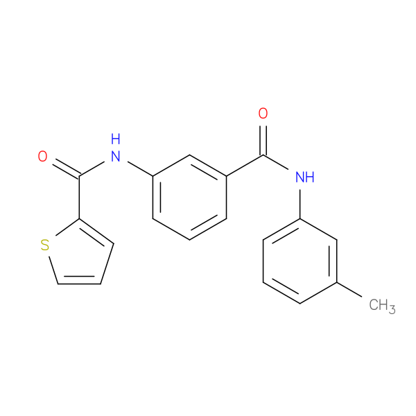 N-[3-(3-toluidinocarbonyl)phenyl]-2-thiophenecarboxamide
