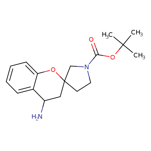 tert-butyl 4-amino-3,4-dihydrospiro[1-benzopyran-2,3'-pyrrolidine]-1'-carboxylate