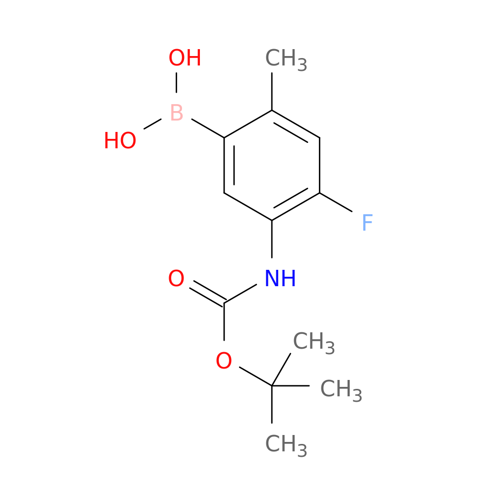 5-(N-BOC-Amino)-4-fluoro-2-methylphenylboronic acid