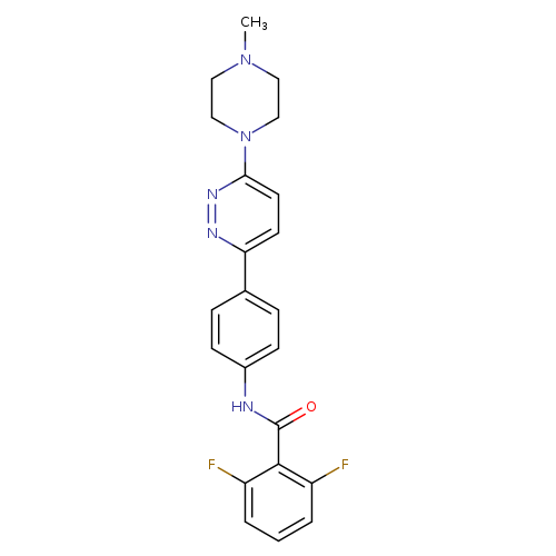 2,6-difluoro-N-{4-[6-(4-methylpiperazin-1-yl)pyridazin-3-yl]phenyl}benzamide