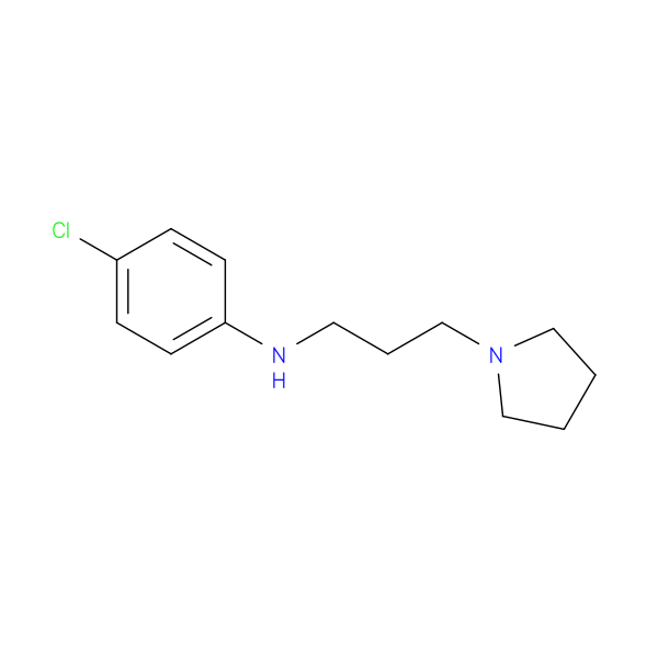 4-chloro-N-[3-(pyrrolidin-1-yl)propyl]aniline
