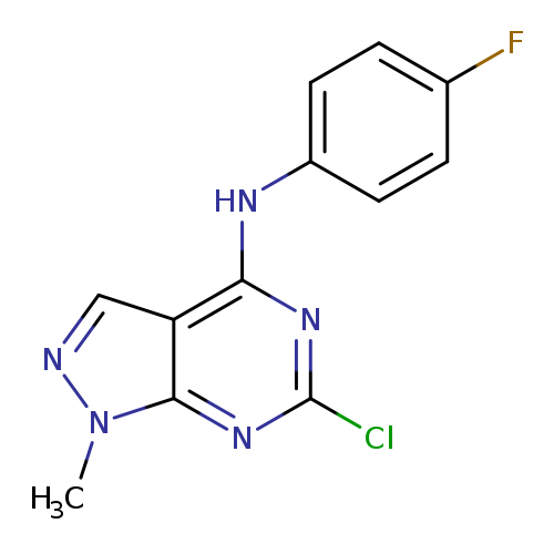 6-Chloro-N-(4-fluorophenyl)-1-methyl-1H-pyrazolo[3,4-d]pyrimidin-4-amine