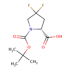 1,2-Pyrrolidinedicarboxylic acid, 4,4-difluoro-, 1-(1,1-dimethylethyl)ester, (2R)-