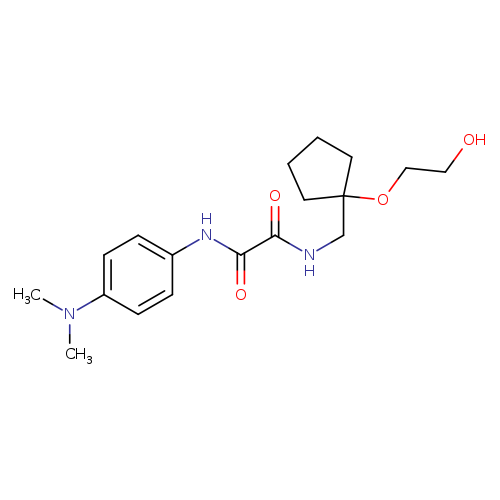 N'-[4-(dimethylamino)phenyl]-N-{[1-(2-hydroxyethoxy)cyclopentyl]methyl}ethanediamide