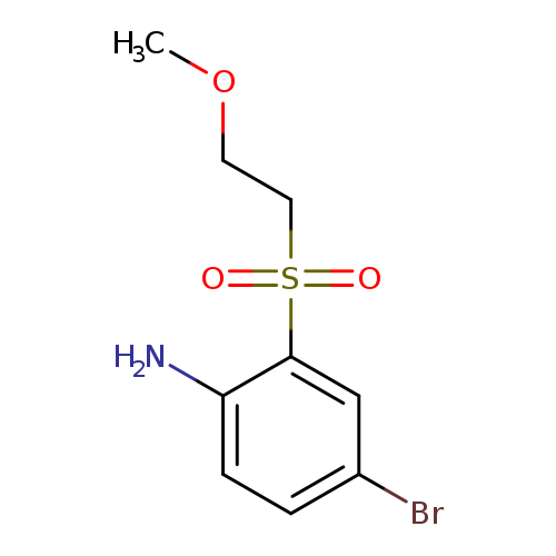 4-Bromo-2-(2-methoxyethanesulfonyl)aniline