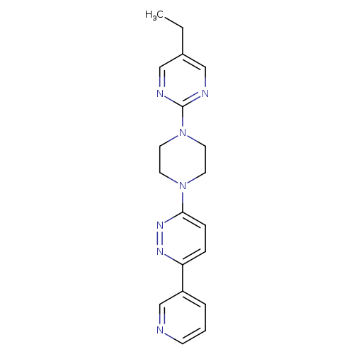 3-[4-(5-ethylpyrimidin-2-yl)piperazin-1-yl]-6-(pyridin-3-yl)pyridazine