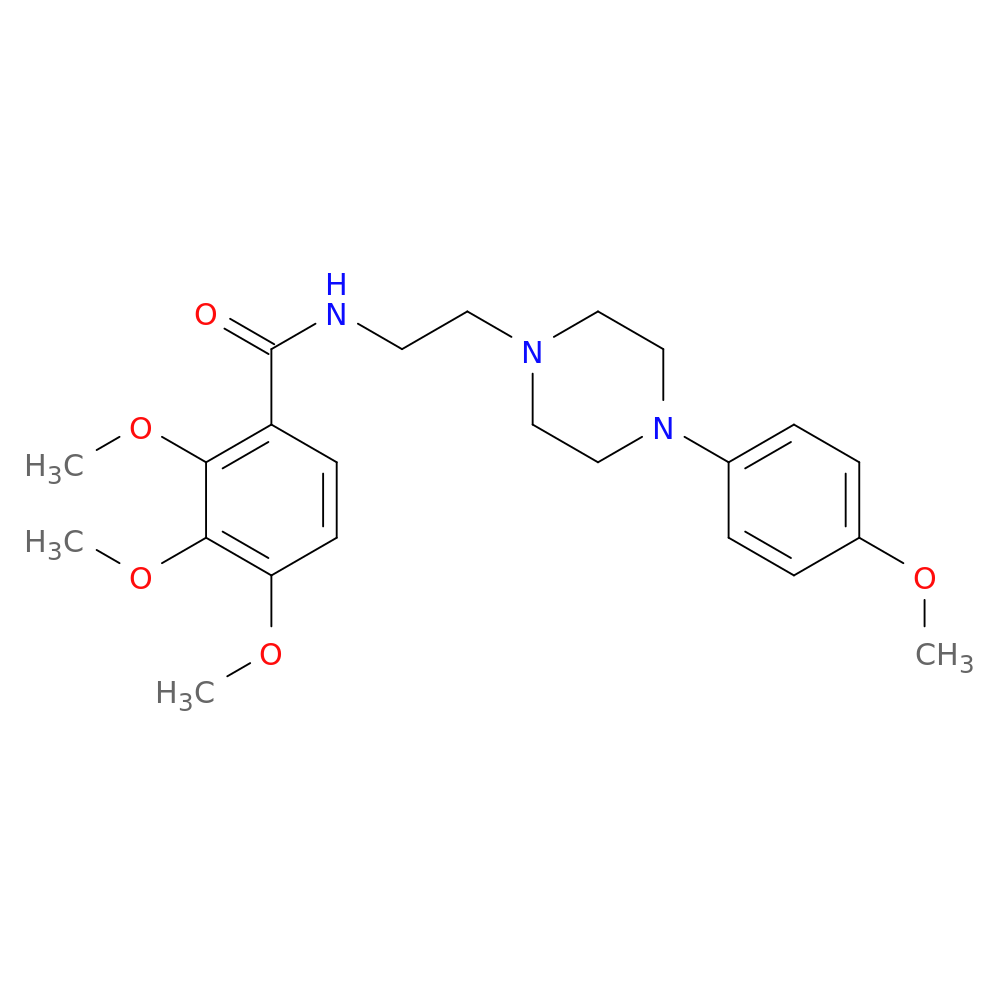 2,3,4-trimethoxy-N-{2-[4-(4-methoxyphenyl)piperazin-1-yl]ethyl}benzamide