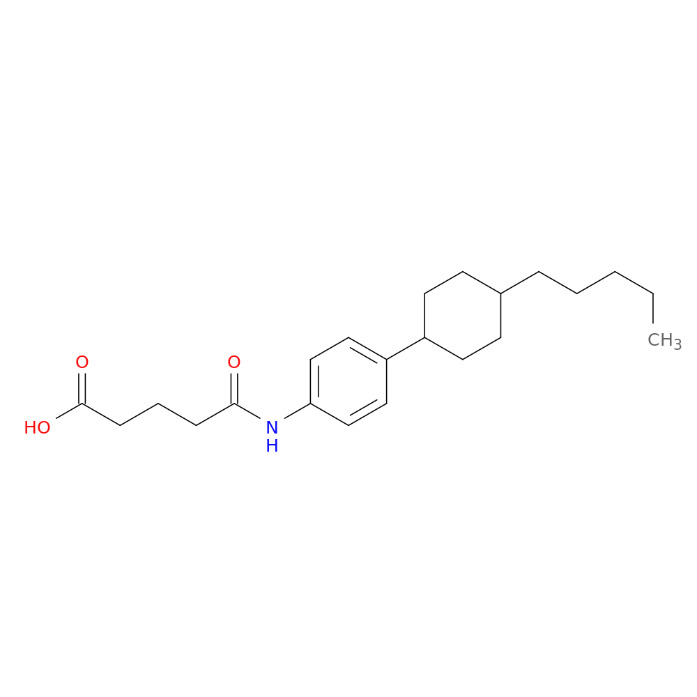 4-{[4-(4-pentylcyclohexyl)phenyl]carbamoyl}butanoic acid