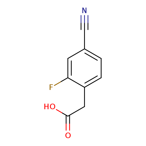 2-(4-Cyano-2-fluorophenyl)acetic acid
