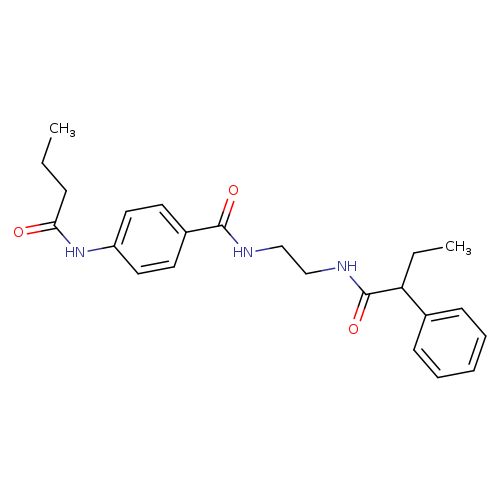 N-{2-[(4-butanamidophenyl)formamido]ethyl}-2-phenylbutanamide
