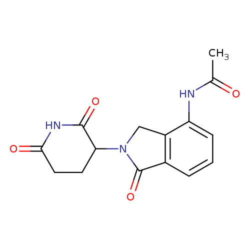 N-[2-(2,6-Dioxo-3-piperidinyl)-2,3-dihydro-1-oxo-1H-isoindol-4-yl]-acetamide