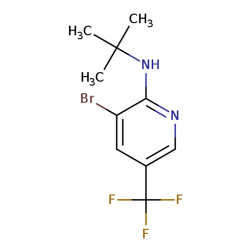 3-Bromo-2-(N-t-butylamino)-5-trifluoromethylpyridine