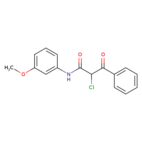 2-chloro-N-(3-methoxyphenyl)-3-oxo-3-phenylpropanamide
