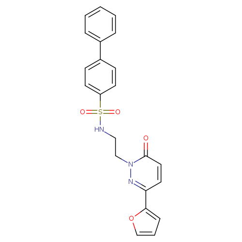 N-{2-[3-(furan-2-yl)-6-oxo-1,6-dihydropyridazin-1-yl]ethyl}-[1,1'-biphenyl]-4-sulfonamide