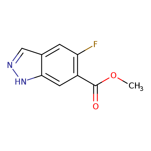 1H-Indazole-6-carboxylic acid, 5-fluoro-, methyl ester