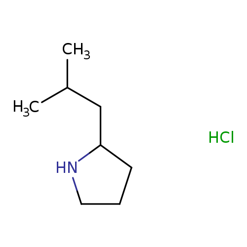 2-(2-Methylpropyl)pyrrolidine, HCl