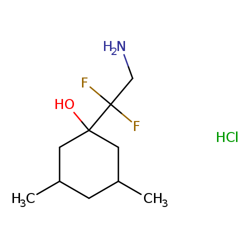 1-(2-amino-1,1-difluoroethyl)-3,5-dimethylcyclohexan-1-olhydrochloride,Mixtureofdiastereomers