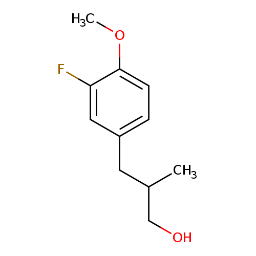 3-(3-Fluoro-4-methoxyphenyl)-2-methylpropan-1-ol