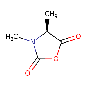 2,5-Oxazolidinedione, 3,4-dimethyl-, (S)-
