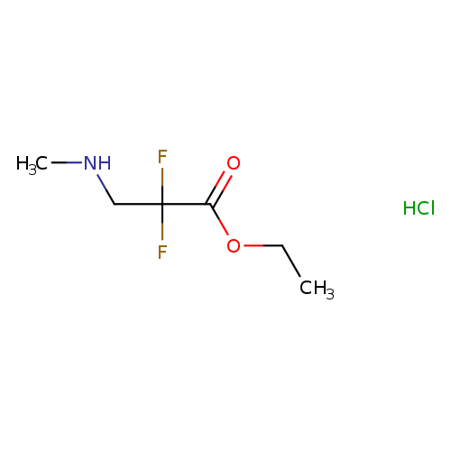 Ethyl2,2-Difluoro-3-(methylamino)propanoateHydrochloride