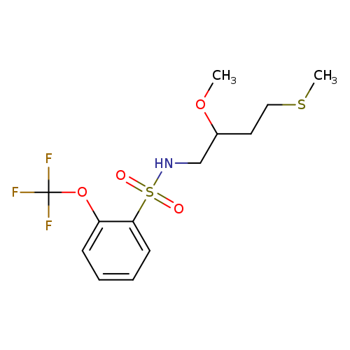 N-[2-methoxy-4-(methylsulfanyl)butyl]-2-(trifluoromethoxy)benzene-1-sulfonamide
