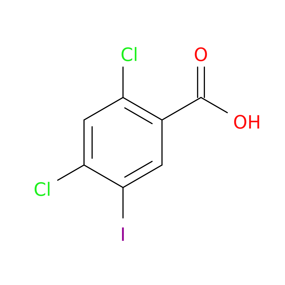 2,4-dichloro-5-iodobenzoic acid