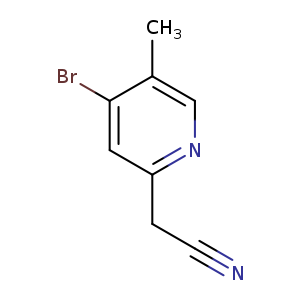 2-(4-Bromo-5-methyl-2-pyridyl)acetonitrile