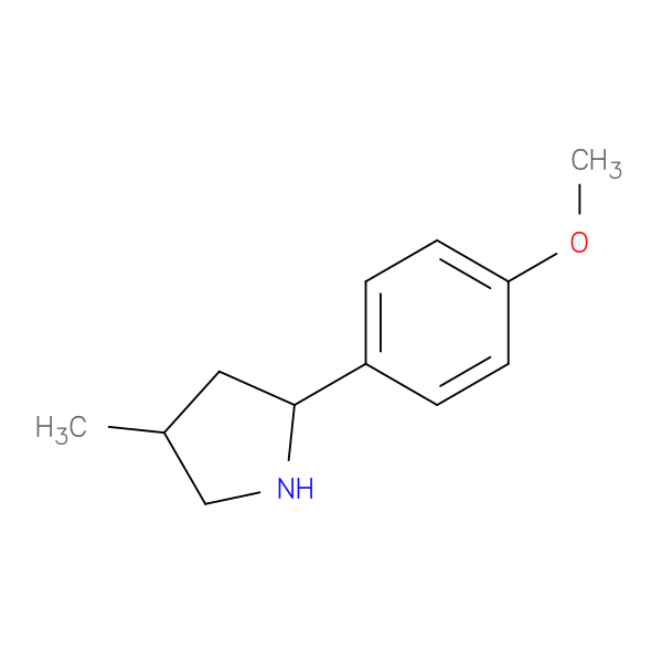 2-(4-Methoxyphenyl)-4-methylpyrrolidine