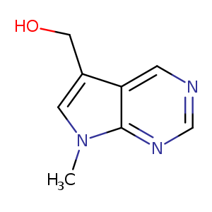 {7-methyl-7H-pyrrolo[2,3-d]pyrimidin-5-yl}methanol