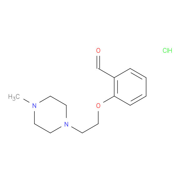 2-[2-(4-methyl-1-piperazinyl)ethoxy]benzaldehyde hydrochloride